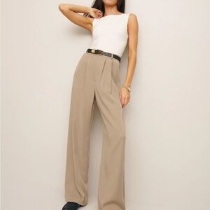 Reformation Petites Mason Pant - Khaki 6